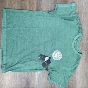 RVCA Heather Green Short Sleeve Tee